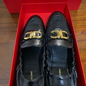 Salvatore Ferragamo “Jodie” Elasticated Loafers – Size 9.5 Excellent Condition